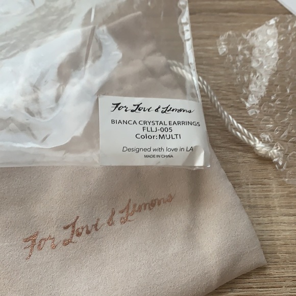 Bianca Crystal Earrings - Picture 6 of 7